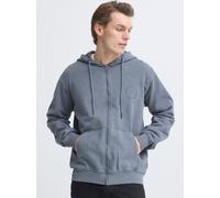 Kapuzensweatshirt BLEND "BHFACTOR ZP HOOD SWEATSHIRT", Herren, Gr. 3XL, iron gate, Sweatware, Obermaterial: 100% Baumwolle, unifarben, regular fit normal, ohne Ausschnitt, Sweatshirts (17714852-XXXL)
