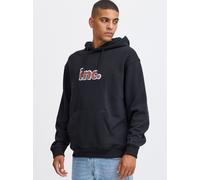 Kapuzenpullover BLEND "BHSweatshirt", Herren, Gr. M, schwarz, Sweatware, 55% Polyester, 45% Baumwolle, bedruckt, Basic, regular fit normal, ohne Ausschnitt, eingesetzt, Pullover, Stilvoller Hoodie mit