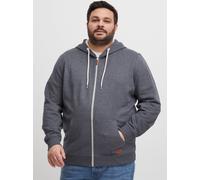 BLEND Kapuzensweatjacke Herren Baumwolle blau, 5XL