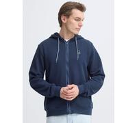 BLEND Kapuzensweatjacke Herren Baumwolle blau, XL