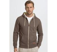 BLEND Kapuzensweatjacke Herren Baumwolle braun, XXL