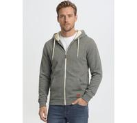 Blend BHHulker Herren Sweatjacke Kapuzenjacke Hoodie mit Kapuze Reißverschluss Kängurutasche Baumwollmischung Regular fit, Größe:L, Farbe:Pewter Mix (70817)