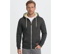 Blend BHHulker Herren Sweatjacke Kapuzenjacke Hoodie mit Kapuze Reißverschluss Kängurutasche Baumwollmischung Regular fit, Größe:XL, Farbe:Black (70155)
