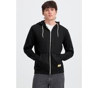 BLEND Kapuzensweatjacke Herren Baumwolle schwarz, XXXL