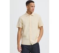 BLEND Kurzarmhemd Herren Baumwolle beige, XXL