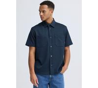 Kurzarmhemd BLEND "BHAdrian", Herren, Gr. S, US-Größen, salute, 83% Polyester, 13% Viskose, 4% Elasthan, Strukturmuster, Basic, weit normal, ohne Ausschnitt, gerader Abschluss, Hemden, Kurzarmhemd im 