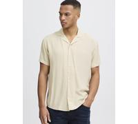 BLEND Kurzarmhemd Herren Regular Fit Viskose beige, L