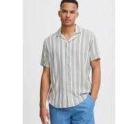 BLEND Kurzarmhemd Herren Regular Fit Viskose grau, XXL