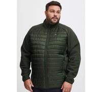 Kurzjacke BLEND "BHSweatshirt", Herren, Gr. 5XL, deep forest, Web, 60% Baumwolle, 40% Polyester, unifarben, regular fit normal, eng, Jacken Kurzjacke, Stilvolle Übergangsjacke (49064306-5XL) deep fore