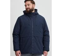 Kurzjacke BLEND "BHFosco Big & Tall", Herren, Gr. 4XL, blau (marineblaus), 100% Polyester, unifarben, regular fit normal, Rundhals, eingesetzt Rippbündchen, Jacken Kurzjacke, Klassische Übergangsjacke