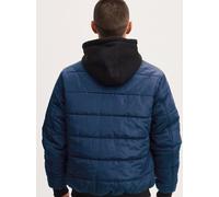 Kurzjacke BLEND "BHOuterwear", Herren, Gr. L, blau (marineblaus), 100% Polyester, unifarben, regular fit normal, weit, Jacken Kurzjacke, Klassische Übergangsjacke (68078441-L) marineblaus