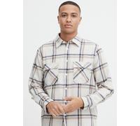 BLEND Langarmhemd Herren Comfort Fit Baumwolle beige, XL