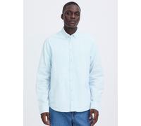 Langarmhemd BLEND "Langarmhemd BHAdas", Herren, Gr. XL, N-Gr, blau (airy blau), Obermaterial: 65% Baumwolle CO. 35% Polyester PES., Hemden (88035215-XL) airy blau