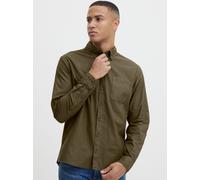 BLEND Langarmhemd Herren Regular Fit Baumwolle grün, XXL