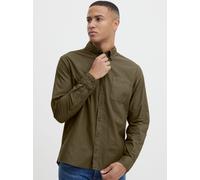 Langarmhemd BLEND "BHBugley", Herren, Gr. 3XL, US-Größen, forest night, Web, 100% Baumwolle, unifarben, regular fit normal, ohne Ausschnitt, eingesetzt, Hemden, Stilvolles Hemd mit langen Ärmeln (9279