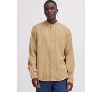 BLEND Langarmhemd Herren Regular Fit braun, L