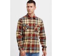 Langarmhemd BLEND "BHShirt", Herren, Gr. XXL, US-Größen, schwarz, Web, 100% Baumwolle, kariert, slim fit, 2-Knopf-Manschette, Hemden, Stilvolles Langarmhemd (56625750-XXL) schwarz