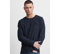 BLEND Langarmshirt Herren blau, L