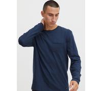 BLEND Langarmshirt Herren blau, XL