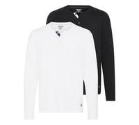 BLEND Langarmshirt Herren Textil weiß, S