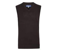 Blend Larsson Herren Pullunder Strickweste Feinstrick mit V-Ausschnitt, Größe:L, Farbe:Black (70155)