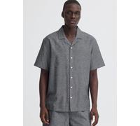 BLEND Leinenhemd Herren Regular Fit Baumwolle blau, M