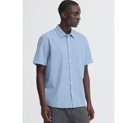BLEND Leinenhemd Herren Regular Fit Baumwolle blau, XXXL