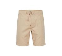 Blend Lenno Herren Leinenshorts Kurze Leinenhose Bermuda, Größe:M, Farbe:Chalk Stone (70032)