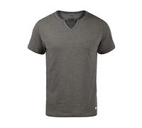 Blend Leonis Herren T-Shirt Kurzarm Shirt mit Rundhalsausschnitt, Größe:L, Farbe:Pewter Mix (70817)