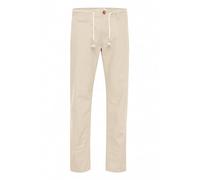 Blend Lian Herren Leinenhose Sommerhose Lange Stoffhose In Leinen-Optik aus Loose Fit, Größe:L, Farbe:Chalk Stone (70032)