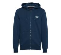 Kapuzenpullover BLEND "BHKaylon", Herren, Gr. XXL, marineblaus, 55% Polyester, 45% Baumwolle, unifarben, regular fit, Pullover, Gemütliche Sweatjacke mit Kapuze (11866808-XXL) marineblaus