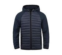 Blend Nils Sporty Herren Steppjacke Übergangsjacke Jacke gefüttert mit Kapuze, Größe:S, Farbe:Navy (70230)
