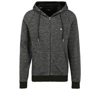 Blend Nuka Herren Sweatjacke, S, Charcoal Mix (200278)