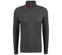 Blend Oteros Herren Strickjacke Cardigan Grobstrick mit Stehkragen, Größe:M, Farbe:Charcoal Mix (200278)