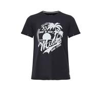 Blend Perry Herren T-Shirt Kurzarm Shirt Mit Print Und Rundhalsausschnitt, Größe:L, Farbe:Dark Navy Blue (74645)