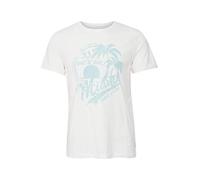 Blend Perry Herren T-Shirt Kurzarm Shirt mit Print und Rundhalsausschnitt, Größe:M, Farbe:Offwhite (70005)