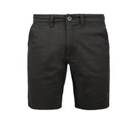Chinoshorts BLEND "BHPierre", Herren, Gr. XXL, US-Größen, ebony grau, Web, 98% Baumwolle, 2% Elasthan, unifarben, regular fit kurz, Hosen Chinoshorts, Stilvolle Chino Shorts mit Eingrifftaschen (85092