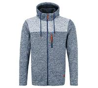 BLEND Pinheiro Herren Fleecejacke Sweatjacke Jacke mit Kapuze, Größe:M, Farbe:Dress Blues (194024)
