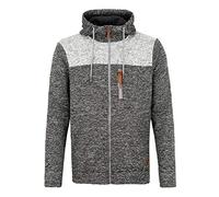 Blend Pinheiro Herren Fleecejacke Sweatjacke Jacke mit Kapuze, Größe:XL, Farbe:Black (194007)