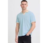 BLEND Poloshirt Herren Baumwolle blau, L