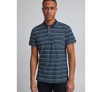 BLEND Poloshirt Herren Baumwolle blau, L