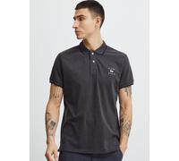 Poloshirt BLEND "BHPolo", Damen, Gr. S, charcoal mix, Web, 95% Baumwolle, 5% Elasthan, unifarben, regular fit normal, V-Ausschnitt, Shirts, Klassisches Polo-Shirt (11507242-S) charcoal mix