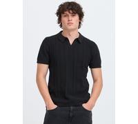 BLEND Poloshirt Herren Baumwolle schwarz, XXL