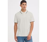 Poloshirt BLEND "BHEdin", Damen, Gr. L, snow weiß, Piqué, 100% Baumwolle, unifarben, Basic, normal normal, ohne Ausschnitt, gerader Abschluss, Shirts, Klassisches Polo-Shirt mit kurzer Knopfleiste (26
