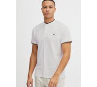 Blend 20715179 Polo Herren Poloshirt Polohemd Stehkragen mit Knopfleiste Hochwertiger Baumwoll-Pique Regular Fit, Größe:2XL, Farbe:Snow White (110602)