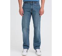 Relaxhose BLEND "BHZinar", Herren, Gr. 33, Länge 34, denim middle blau, Denim/Jeans, 68% Baumwolle, 27% Polyester, 3% Viskose, 2% Elasthan, unifarben, normal lang, Hosen Relaxhose, Klassische Regular-