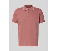 Blend Regular Fit Poloshirt mit Logo-Stitching Modell 'Hedin' in Kirsche, Größe L