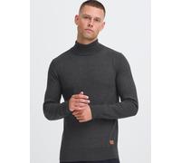 BLEND Rollkragenpullover Herren Baumwolle grau, XL