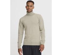 Rollkragenpullover BLEND "Rollkragenpullover BHCarsten", Herren, Gr. XXL, weiß (bone weiß melange), Obermaterial: 100% Polyester PES., Pullover Rollkragenpullover (92769007-XXL) bone weiß melange
