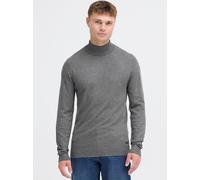 Rollkragenpullover BLEND "BHMWEDAT", Herren, Gr. S, pewter mix, Feinstrick, 78% Viskose, 22% Polyester, unifarben, Basic, regular fit normal, hoch geschlossener Ausschnitt, eingesetzt, Pullover, Stilv